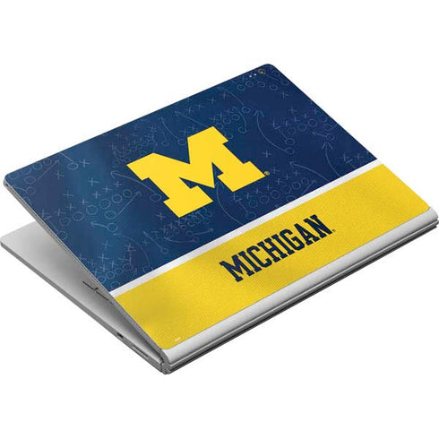 University of Michigan Jersey Split Surface Book Skin